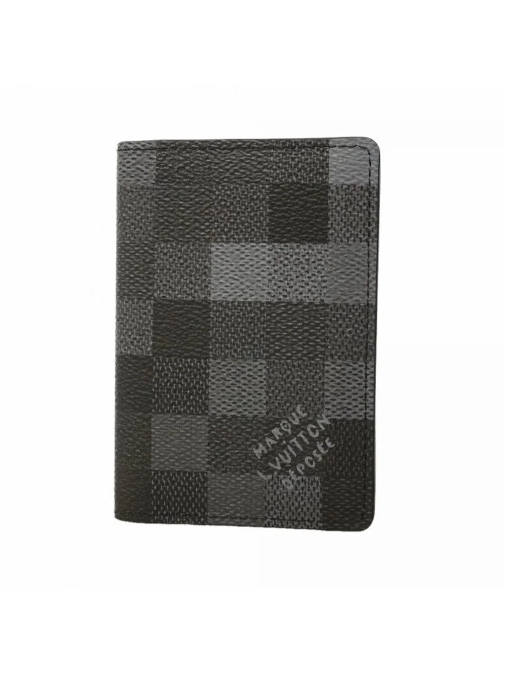 Louis Vuitton Card Case Damoflage Organizer de Poche Noir